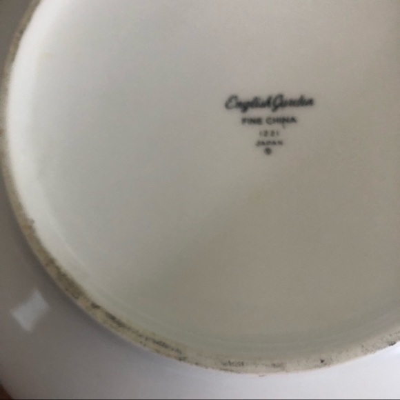 Vintage Japan English Garden 1221 Fine China Round Serving Dish with Lid - Picture 7 of 11